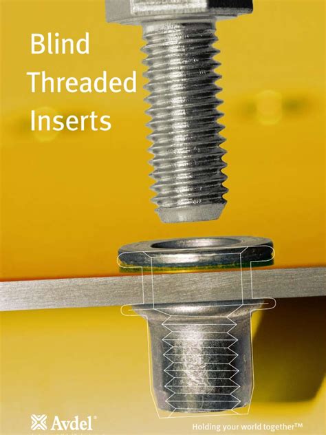 sheet metal threaded insert|solid threaded inserts for metal.